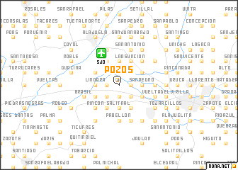 map of Pozos