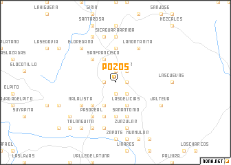 map of Pozos