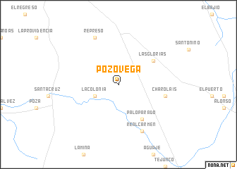 map of Pozo Vega