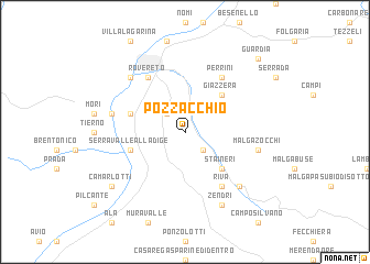 map of Pozzacchio