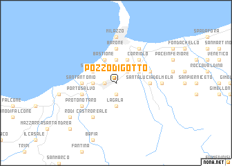 map of Pozzo di Gotto