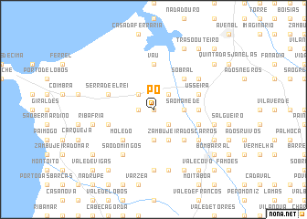 map of Pó
