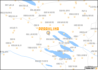 map of Praaklima