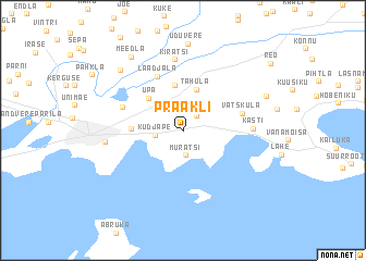 map of Praakli