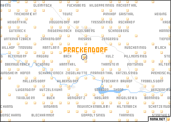 map of Prackendorf