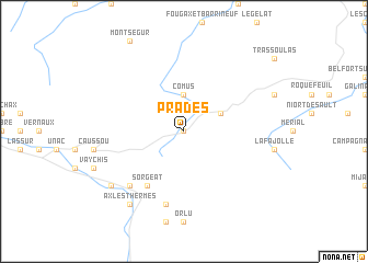 map of Prades