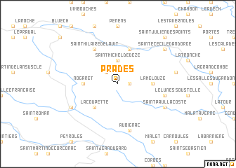 map of Prades