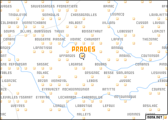 map of Prades