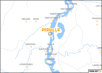 map of Pradilla