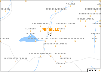 map of Pradillo