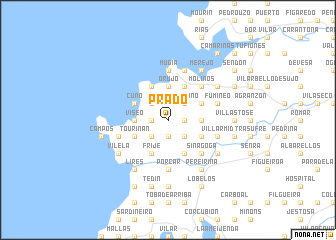 map of Prado