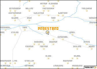 map of Præstbro