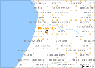 map of Pragança