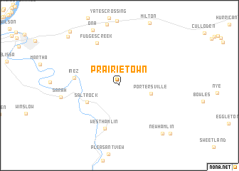 map of Prairietown