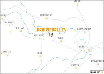 map of Prairie Valley