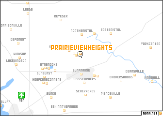 map of Prairie View Heights