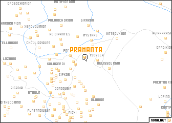 map of Prámanta
