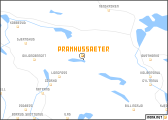 map of Pramhussæter