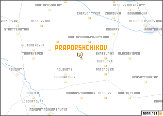 map of Praporshchikov