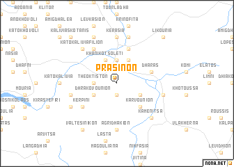 map of Prásinon