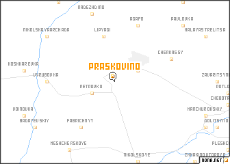 map of Praskov\