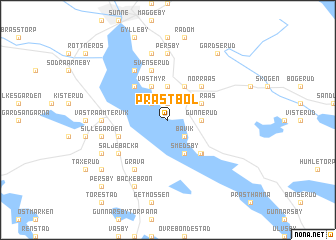 map of Prästbol