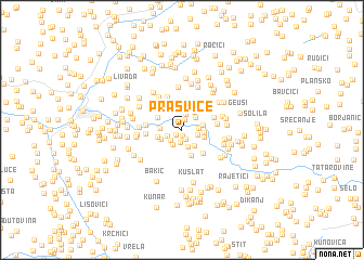 map of Prasvice