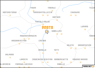 map of Prata