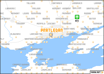 map of Prat Ledan