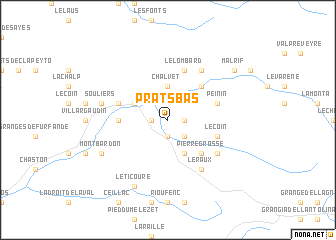 map of Prats-Bas