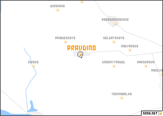 map of Pravdino