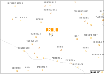 map of Pravo