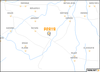 map of Praya