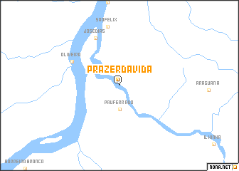 map of Prazer da Vida
