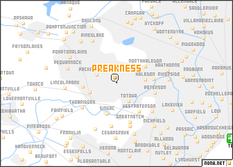 map of Preakness