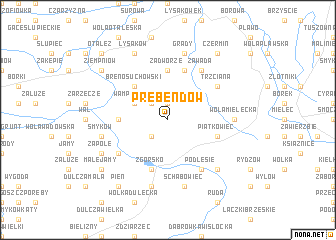 map of Prebendów