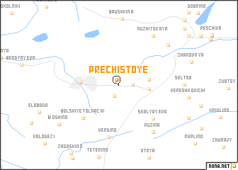 map of Prechistoye