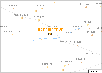 map of Prechistoye
