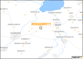 map of Predgornyy