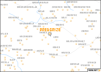 map of Predgriže