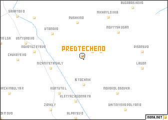 map of Predtecheno