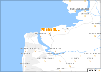 map of Preesall