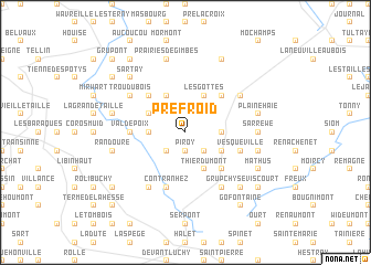 map of Préfroid