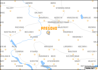 map of Pregowo