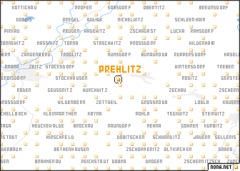 map of Prehlitz