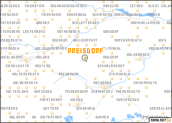 map of Preisdorf