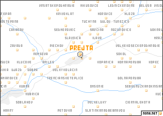 map of Prejta