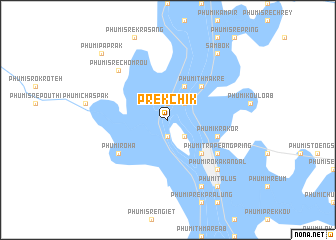 map of Prêk Chik