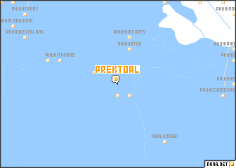 map of Prêk Toăl