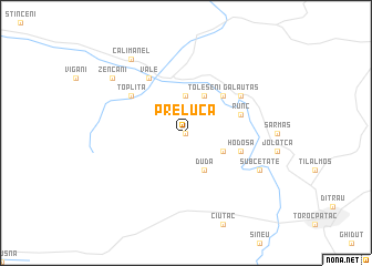 map of Preluca